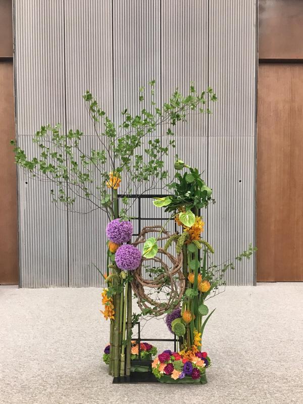 大型架构"花开世园",神秘箱第三项 | 2019世界花艺大赛