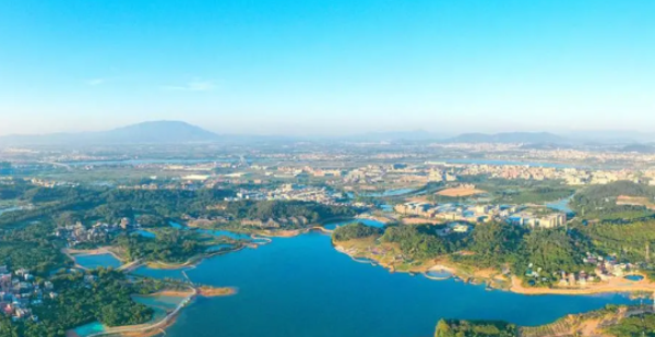 广东东莞企石东清湖市级湿地公园正式开园