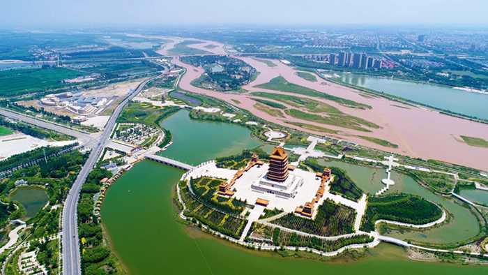 天空之眼瞰宁夏