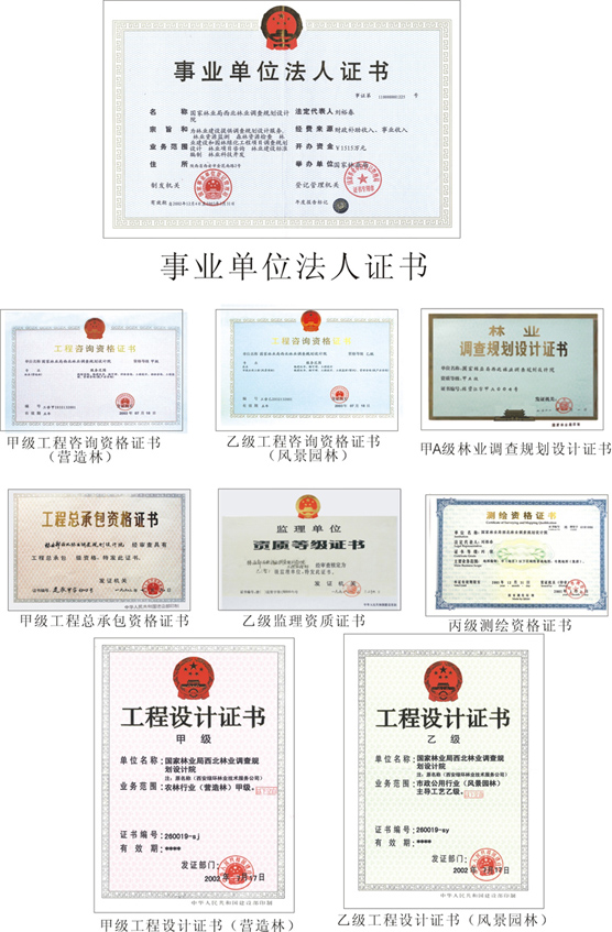 资质证书