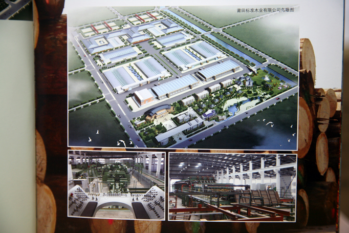 莆田标准木材有限公司鸟瞰图