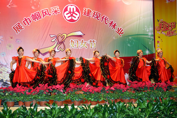 舞蹈 我和我的祖国 (林产工业规划设计院演出)