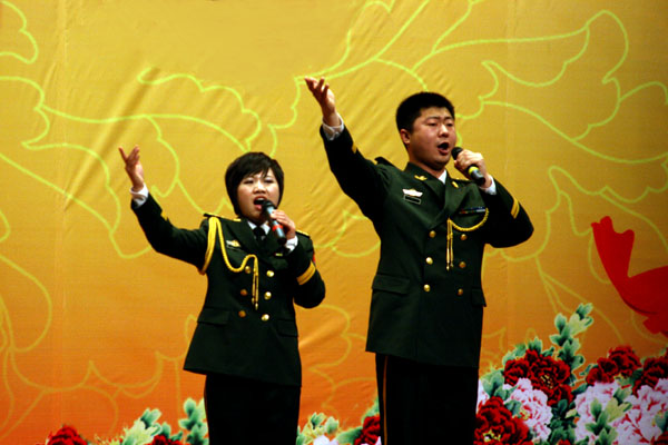 男女声二重唱(武警森林指挥部 肖玉霞 林巍山演出)