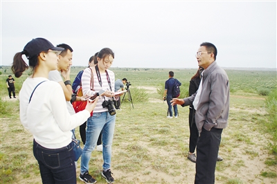 媒体记者看鄂尔多斯 --《联合国防治荒漠化公约