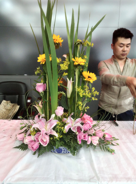 山西省林业厅举办插花艺术讲座