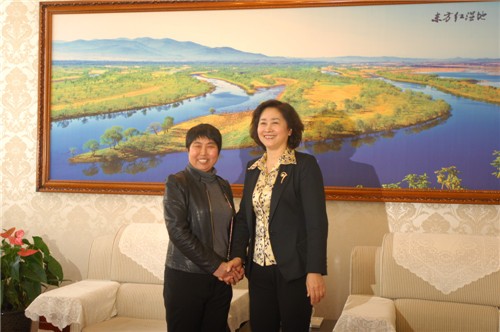 黑龙江省森工总局党委书记高金芳等欢送防火瞭