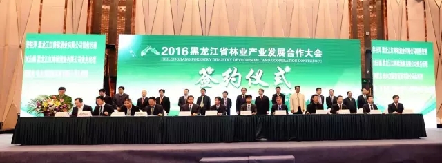 黑龙江召开2016年省林业产业发展合作大会