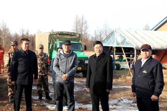 内蒙古森工集团党委副书记赵宝军到金河森工公司督导检查林长制和森林